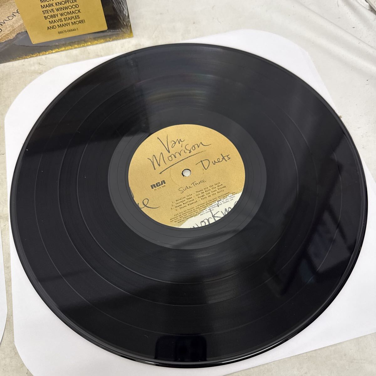 K209-110 お寶級 希少 VAN MORRISON ヴァン?モリソン DUETS 88875-06844-1 レコード LP 詳細不明