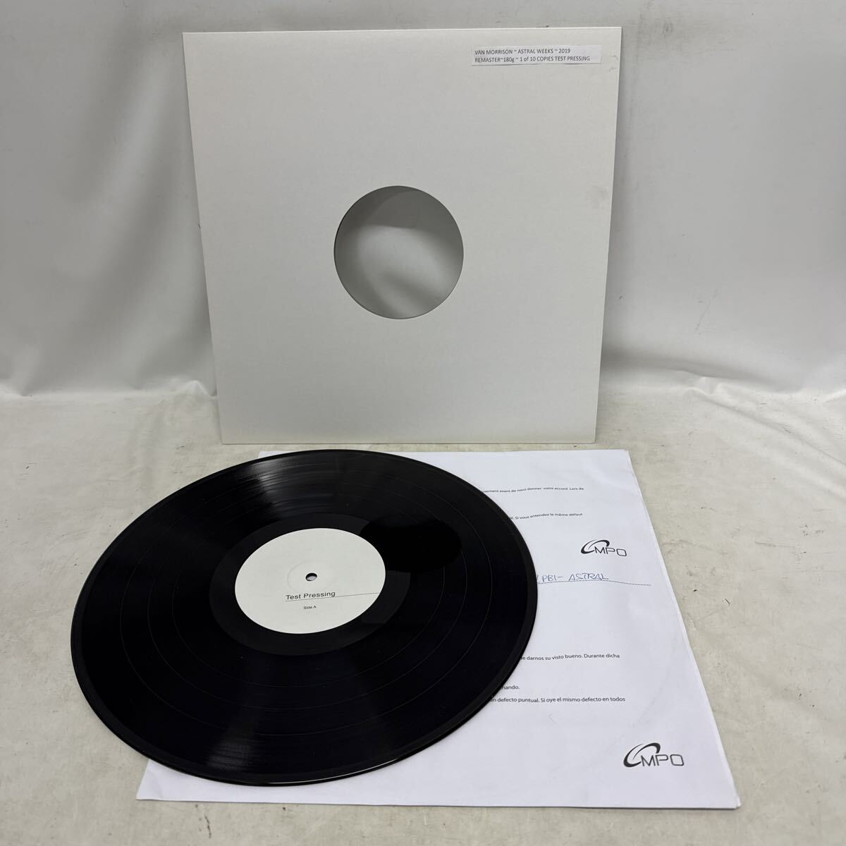 K209-113 お寶級 希少 TEST PRESS テスト盤 白盤 VAN MORRISON ヴァン?モリソン ASTRAL WEEKS LPB1-ASTRAL 非売品 レコード LP 詳細不明
