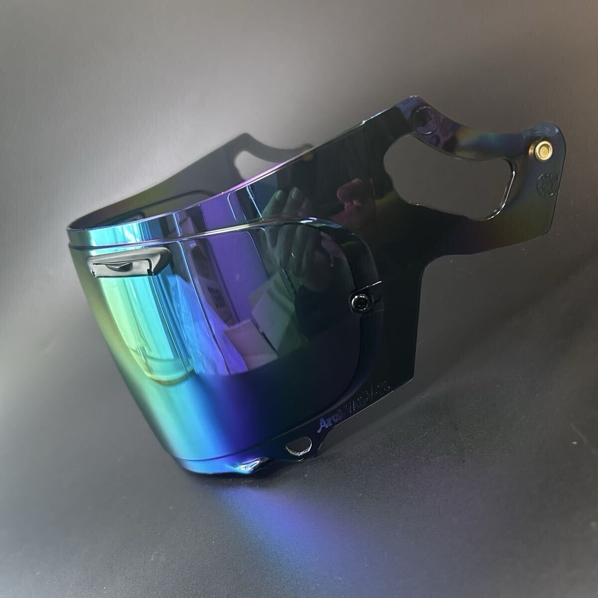 * оригинальный защита . зеркало обработка Arai VAS-V ARAI зеркало защита шлем RX-7Xla пирог do Neo titanium UV ракушка ta-A70903-25