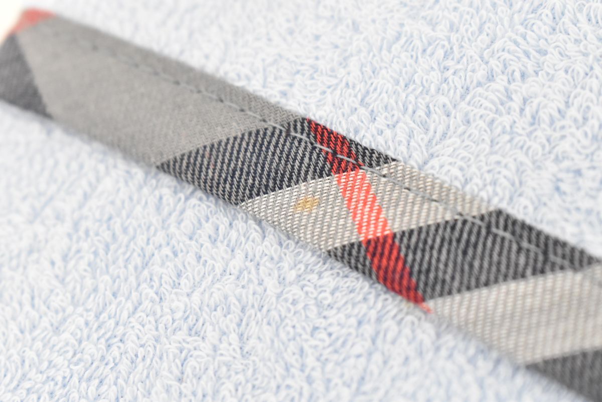 (1252L 0923M15) 1円～ 未使用 Burberry's バーバリーズ タオルシーツ 2枚入 140×240cm チェック ブルー ピンク 寢具