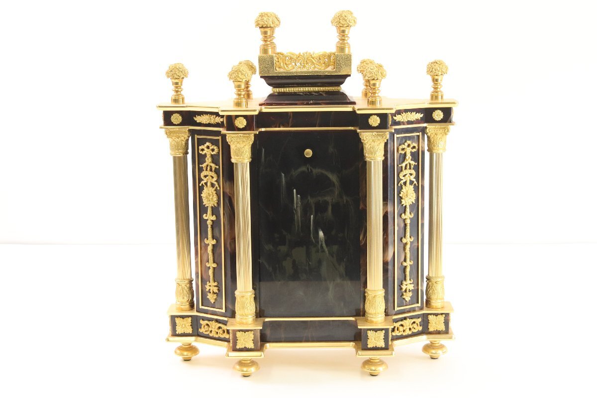 SEIKO セイコー QZ712 クオーツ 置き時(shí)計(jì) ヴィンテージ アンティーク アナログ ゴールドカラー 動(dòng)作確認(rèn)済み 2364-SM