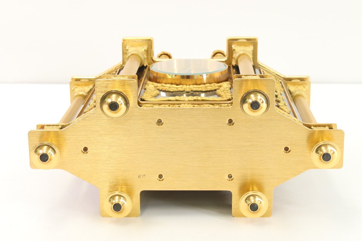 SEIKO セイコー QZ712 クオーツ 置き時(shí)計(jì) ヴィンテージ アンティーク アナログ ゴールドカラー 動(dòng)作確認(rèn)済み 2364-SM