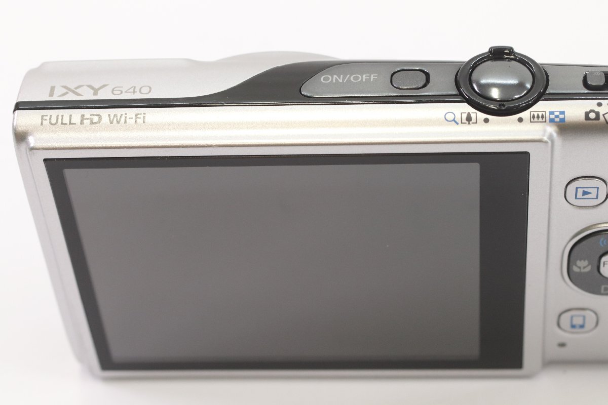 CANON キャノン IXY640 PC2198 イクシー シルバーカラー コンパクト カメラ デジタルカメラ コンデジ 0915-Y①
