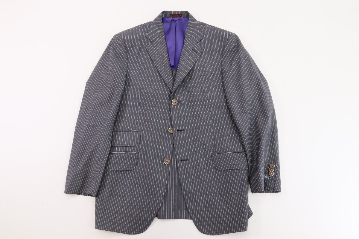 エトロ スーツ上下セット48 5点】ETRO エトロ スーツ ジャケット スラックス サイズ 48 50