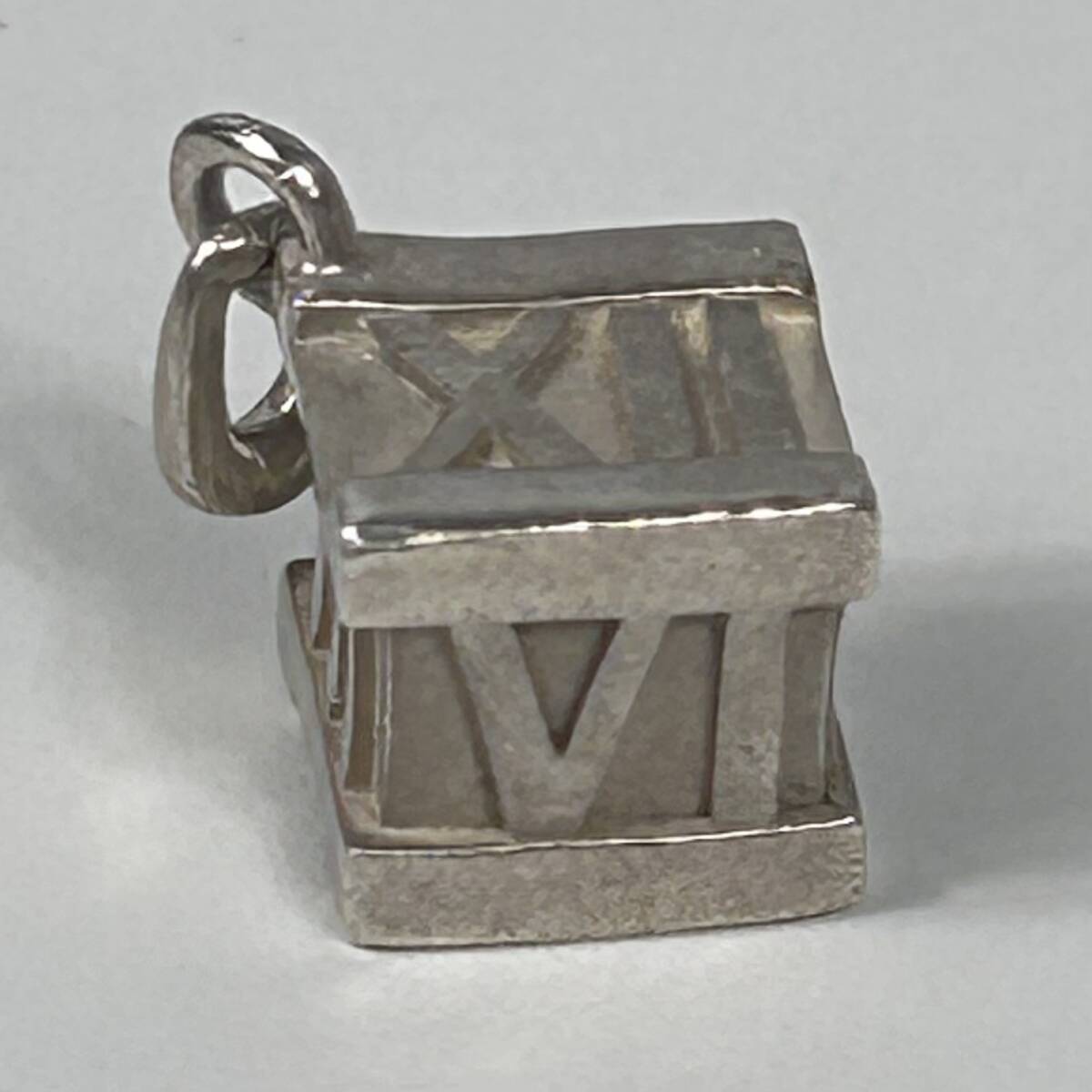 SB11011 TIFFANY&Co ティファニー アトラスキューブ ネックレス トップ SV925 シルバー 総重量約5.27gアクセサリー