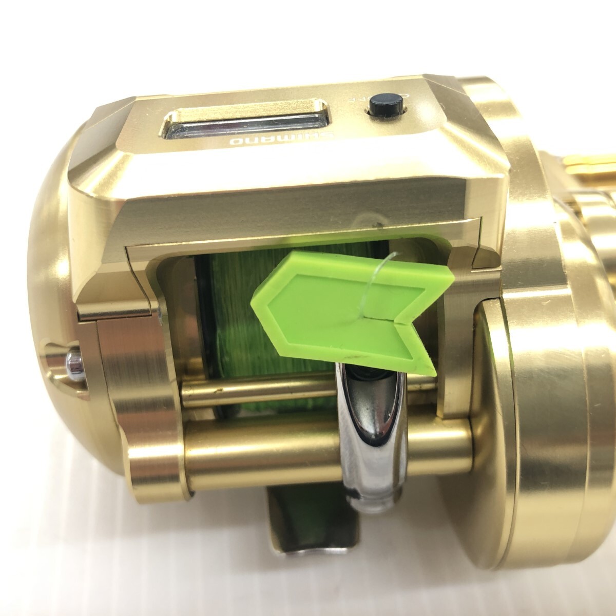 σσ SHIMANO シマノ ベイトリール 18オシアコンクエストCT301HG 程度A 夢屋アルミラウンドノブ付き 03822 目立った傷や汚れなし_画像2