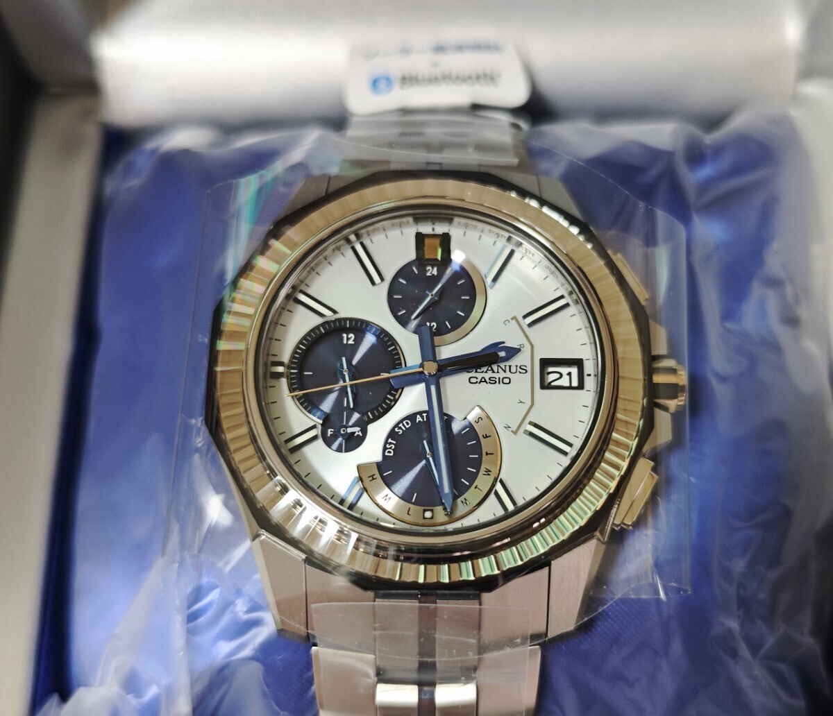 ★貴重 シリアル007 OCW-S6000PBS-7AJR 100本限定 オシアナス 新品 未使用 カシオ CASIO 百貨店限定 OCEANUS OCW-S6000PB-7AJR上位モデル★_画像2