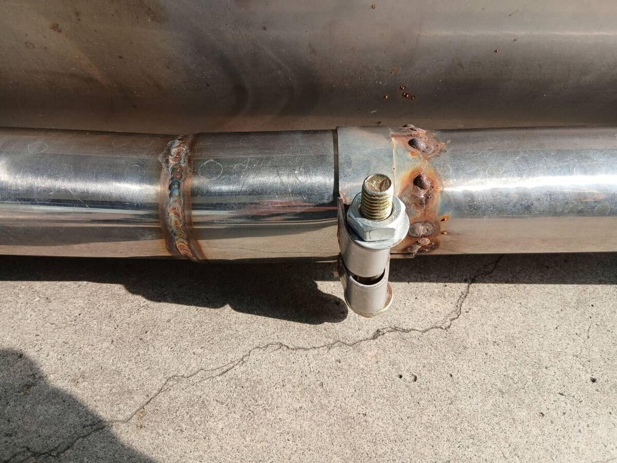 BMW 3シリーズ F30 320i Mスポーツ 純正 マフラー 加工品 左右出し  762707305 S4074 _画像3