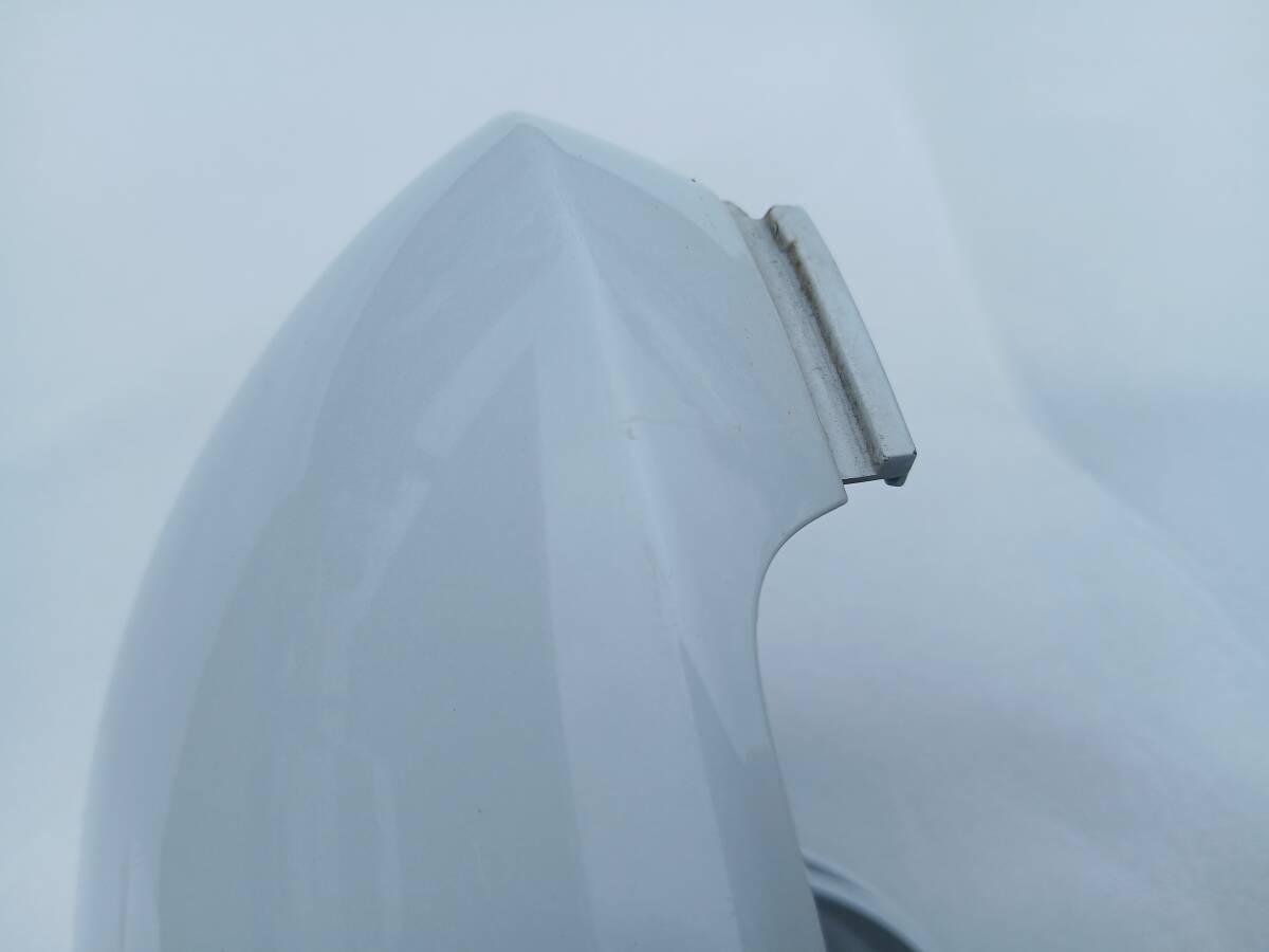 Porsche ポルシェ カイエン 純正 右 ドアミラー ミラーカバー ミラーハウジング 白系 9Y2857528A S4123 _画像5