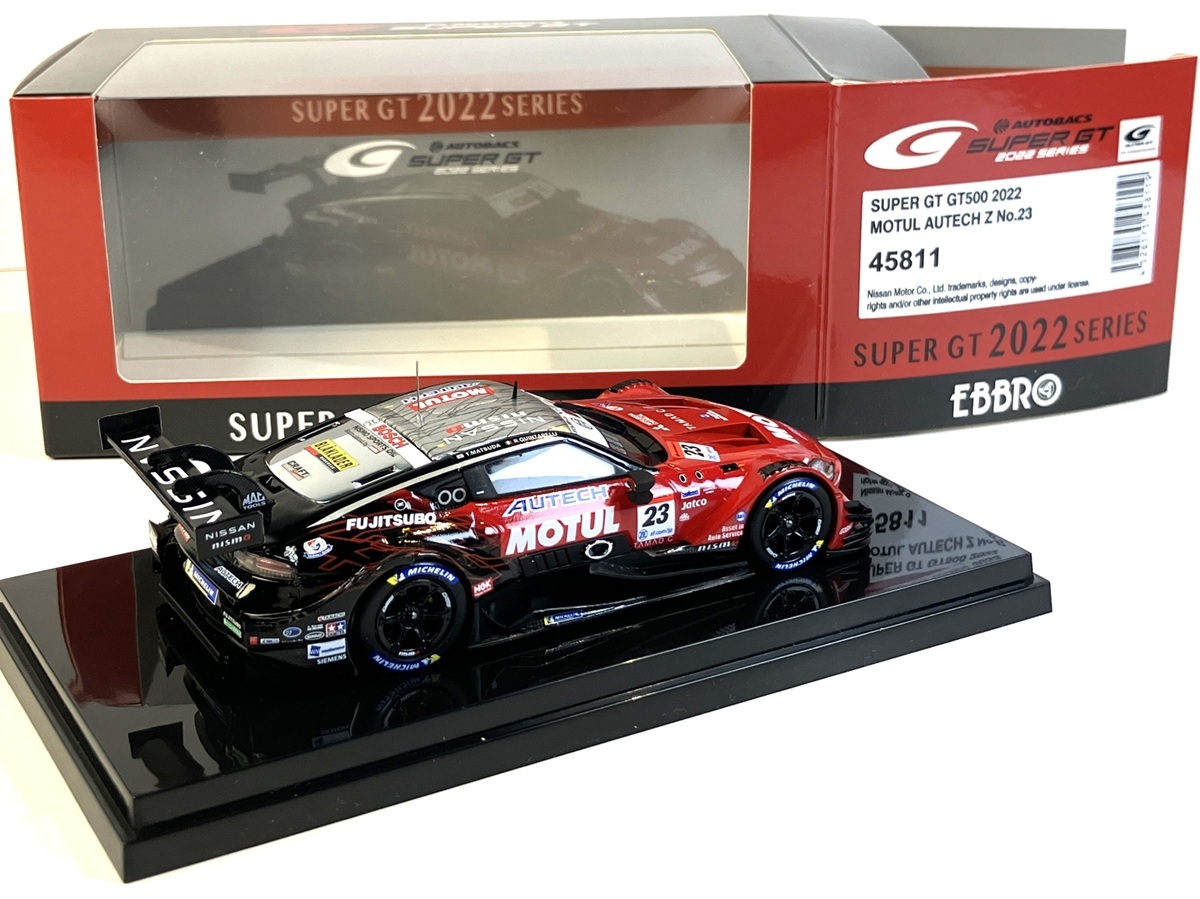 EBBRO 1/43 MOTUL AUTECH Z SUPER GT GT500 2022 No.23