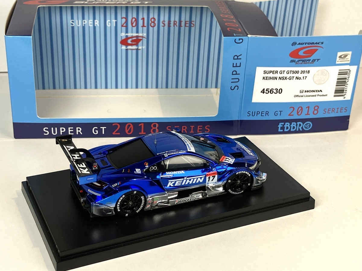 EBBRO 1/43 KEIHIN NSX-GT SUPER GT GT500 2018 No.17