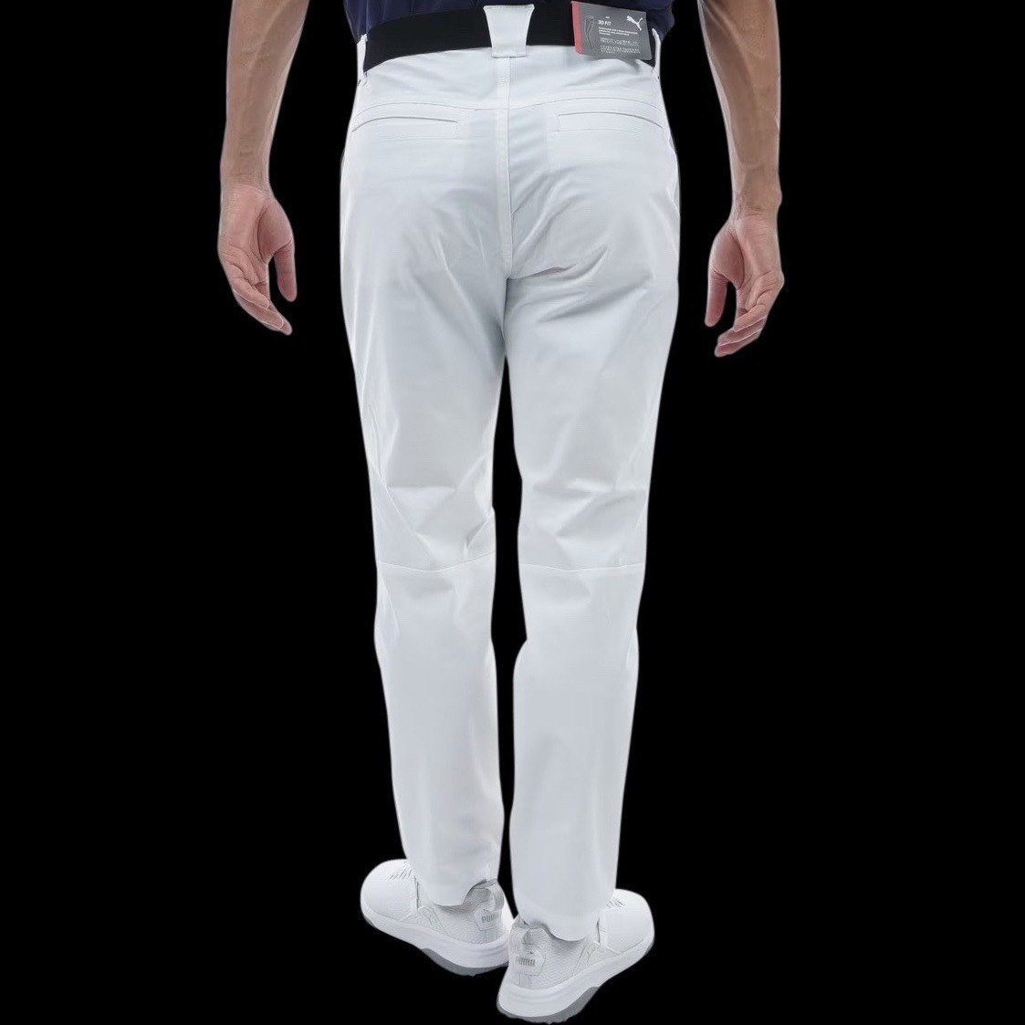 ■【M】春夏 定価14,300円 プーマ ゴルフ PUMA GOLF ハイパーストレッチ チドリ スリムテーパード パンツ 白■_画像9