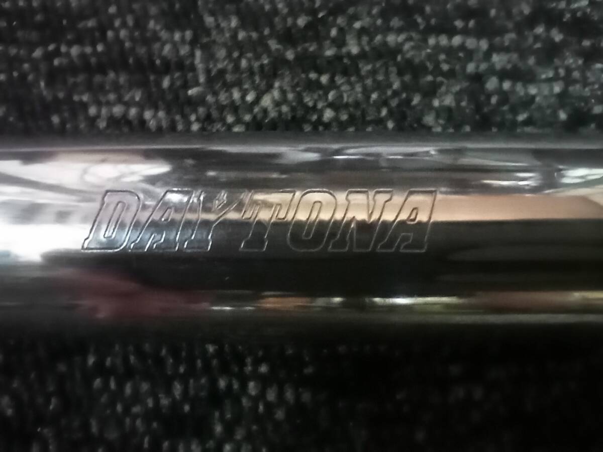 【中古品】DAYTONA デイトナ フラットハンドル 一文字ハンドル スチール制