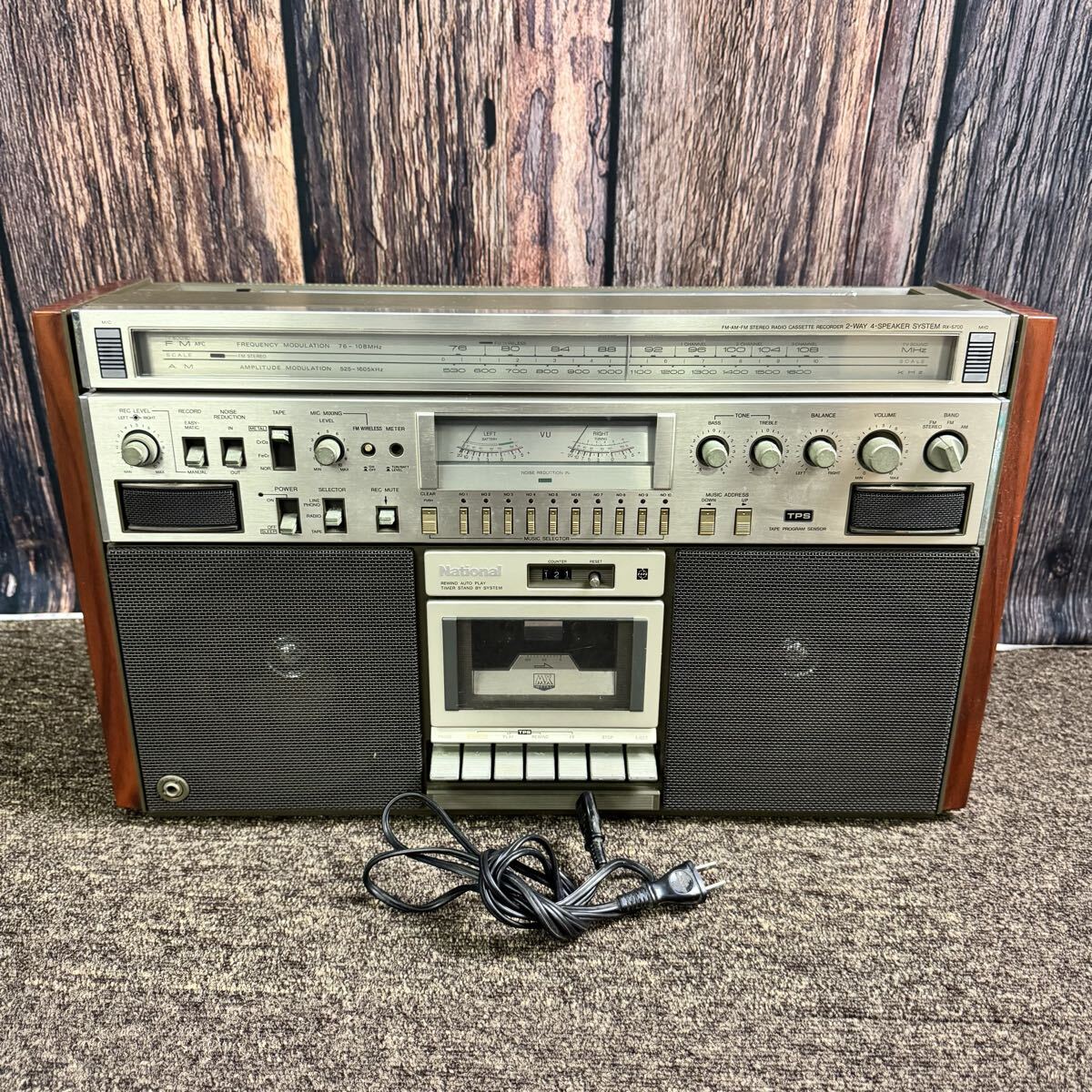 National ナショナル RX-5700 大型ラジカセ 動作品_画像1