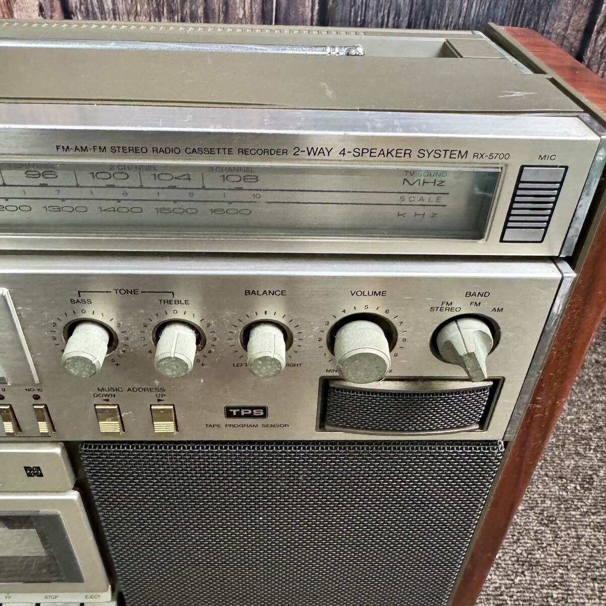 National ナショナル RX-5700 大型ラジカセ 動作品_画像10