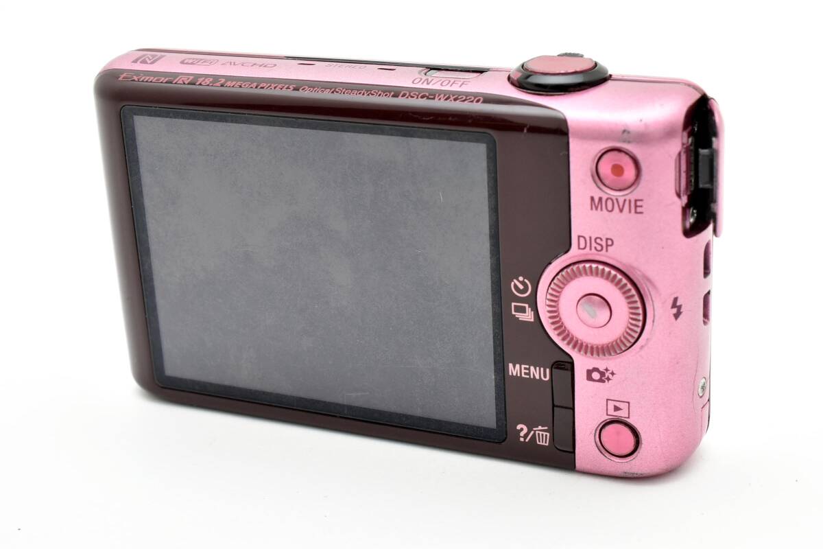 ★現状品 動作確認済み★ SONY ソニー Cyber-shot DSC-WX220 ピンク コンパクトデジタルカメラ_画像3