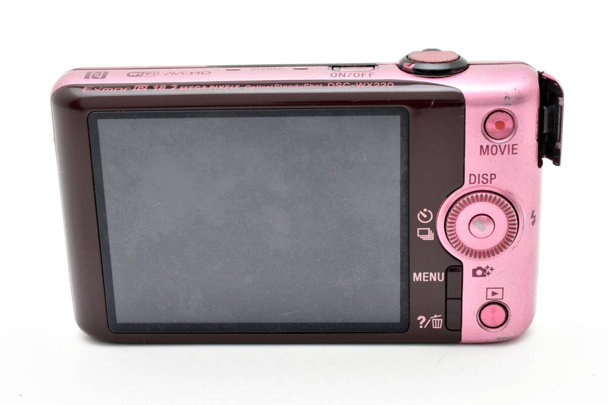 ★現状品 動作確認済み★ SONY ソニー Cyber-shot DSC-WX220 ピンク コンパクトデジタルカメラ_画像4