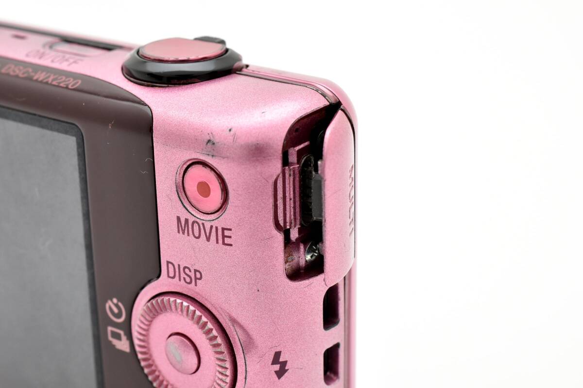 ★現状品 動作確認済み★ SONY ソニー Cyber-shot DSC-WX220 ピンク コンパクトデジタルカメラ_画像5