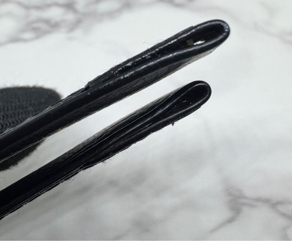 純正品　ROLEX ロレックス　金色尾錠付き　黒革ベルト　ベルト幅20mm 時計部品　パーツ　部品どり　時計ベルト　