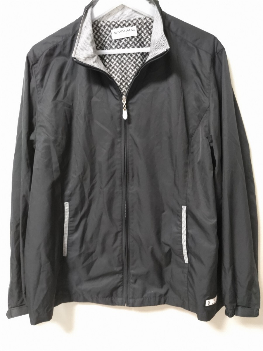 美品ゴルフ ウェアー マンシングウェアーMunsingwear パーカー 長袖 レディース サイズLL ウインドブレーカー ナイロンジャケット _画像1