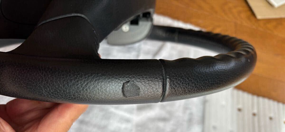 トヨタ純正 レザー 革 ステアリングホイール ハンドル クルコン ACR50W エスティマ ACR55W GSR50W シフトノブ_画像5