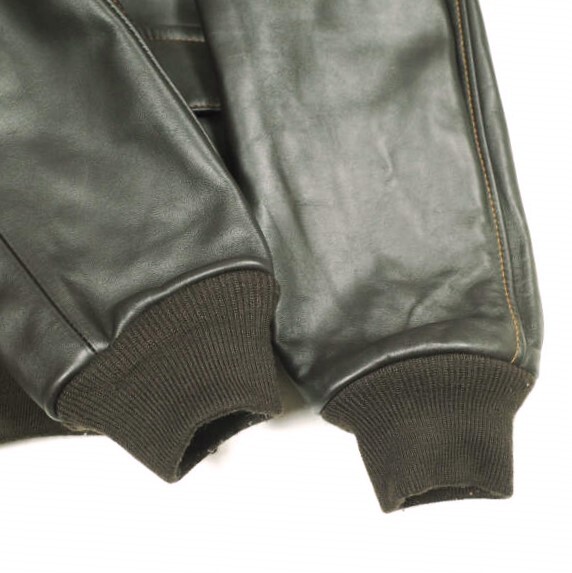 AVIREX アヴィレックス A-2 FLYING TIGERS フライングタイガー ホースハイド レザージャケット 6111042 40 BROWN 革ジャン フライト g22880_画像7