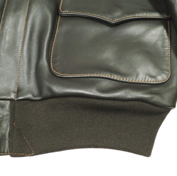 AVIREX アヴィレックス A-2 FLYING TIGERS フライングタイガー ホースハイド レザージャケット 6111042 40 BROWN 革ジャン フライト g22880_画像6