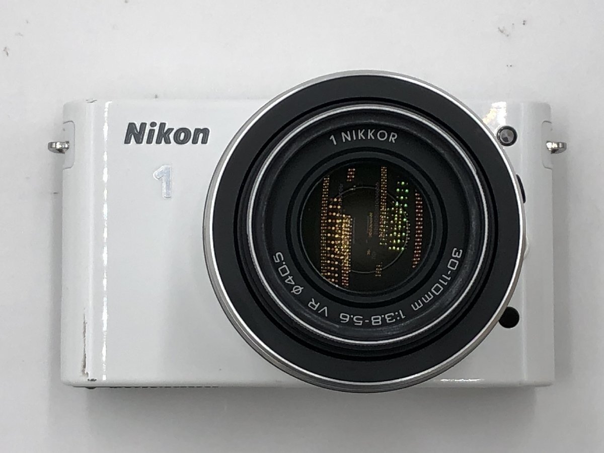 ▼Nikon ニコン J1 ミラーレスカメラ NIKKOR 30-110mm 1:3.8-5.6VR/10-30mm 1:3.5-5.6VR シャッター動画OK 取説/元箱付 中古品 200405M3055 Nikon 1 J1 ミラーレス 一眼カメラ ボディ レンズ 1 NIKKOR 10-30mm 1