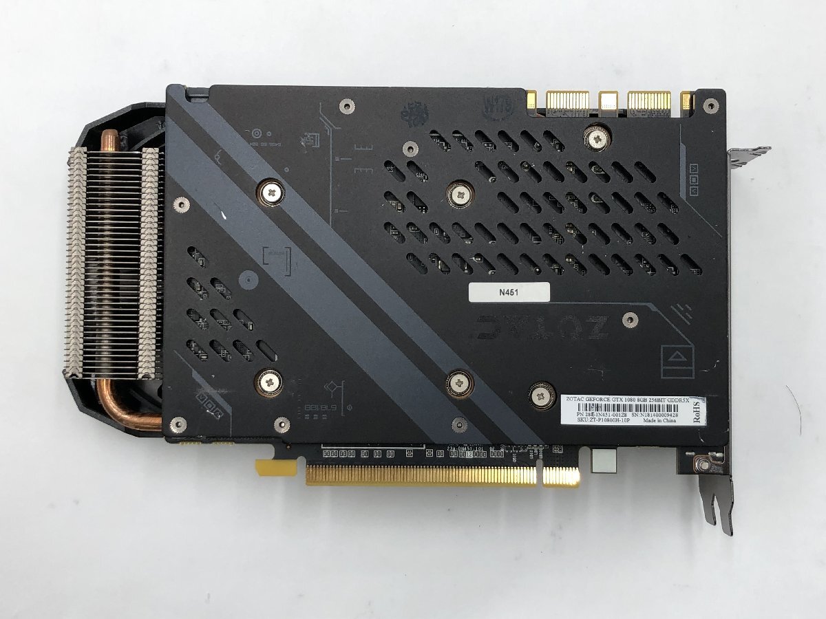 ?▲【ZOTAC】GeForce GTX 1080 8GB GDDR5X 256bit グラフィックボード 部品取りS3 0925 13
