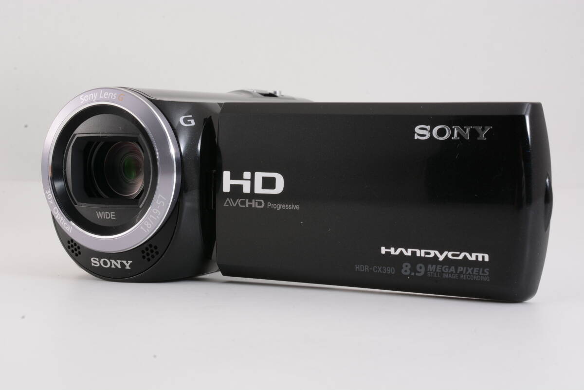 動作品 ソニー SONY HANDYCAM HDR-CX390V ハンディカム 黒 ブラック デジタルビデオカメラ 管MM2913