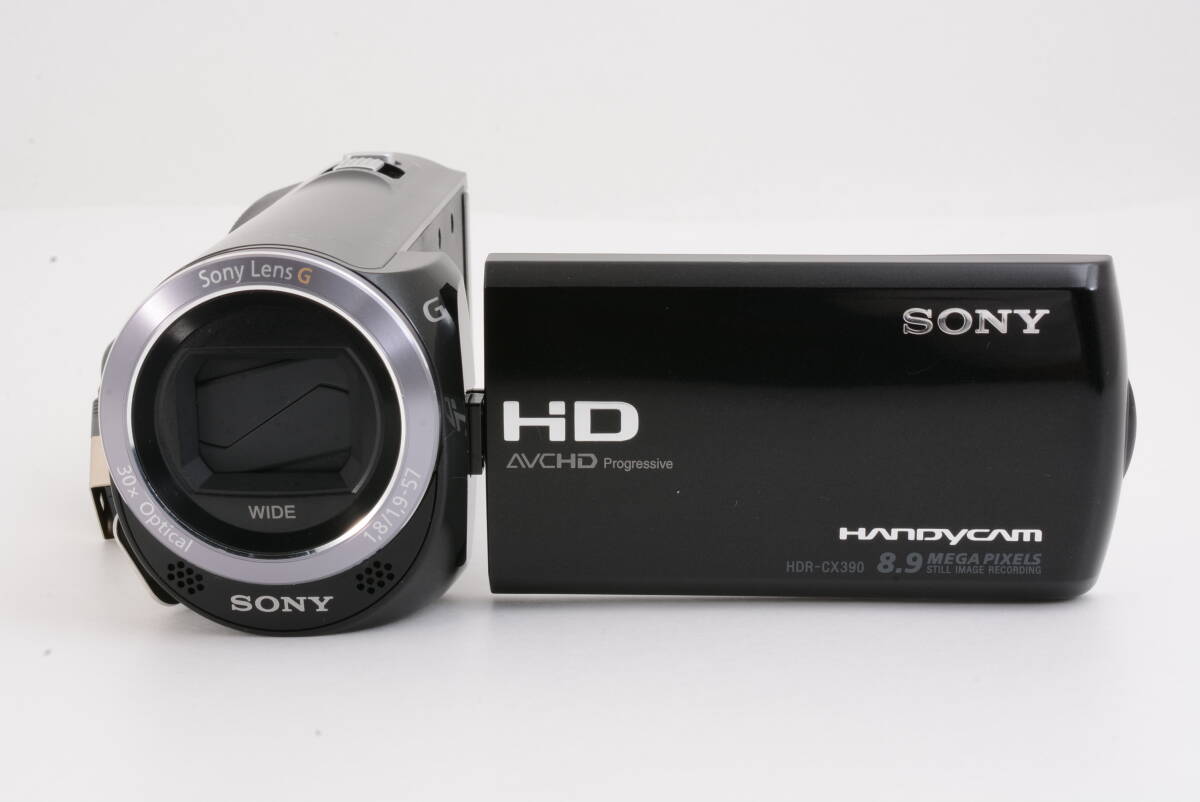 動作品 ソニー SONY HANDYCAM HDR-CX390V ハンディカム 黒 ブラック デジタルビデオカメラ 管MM2913