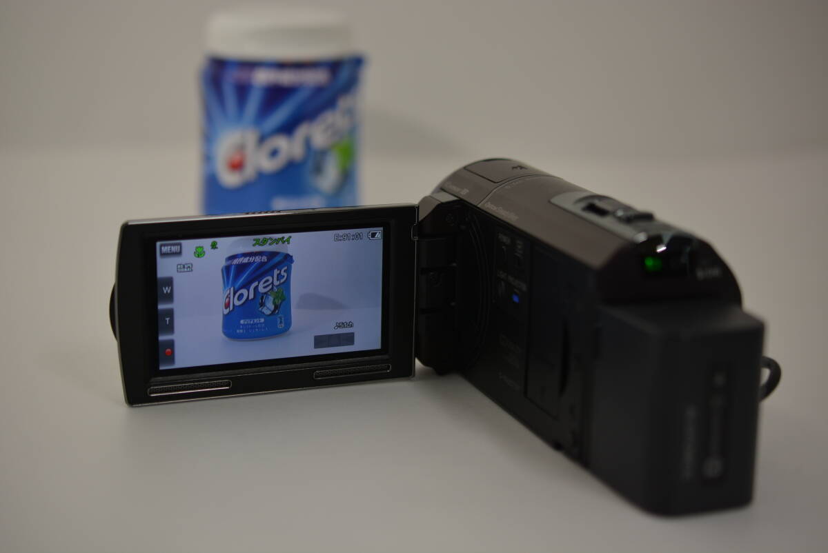 ソニー SONY HANDYCAM HDR-PJ40V ハンディカム 茶 ブラウン デジタルビデオカメラ 充電ケーブル付 管MM2915