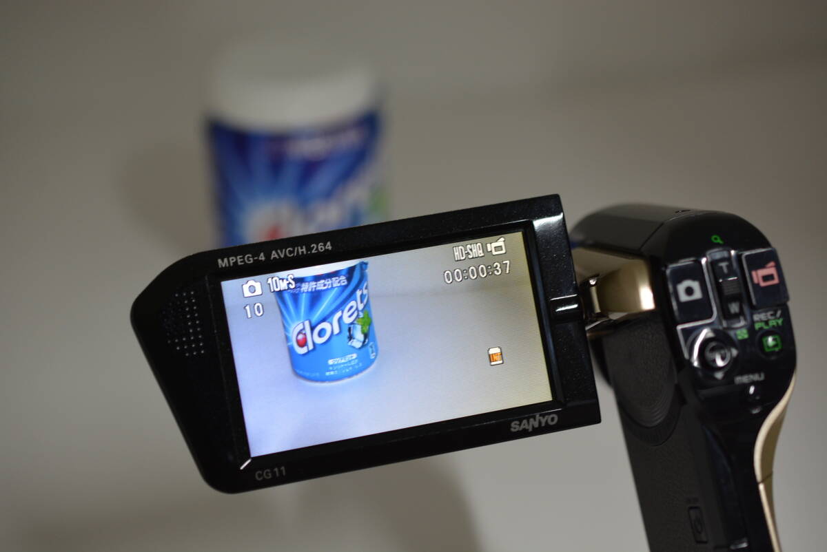 動(dòng)作品 サンヨー SANYO Xacti DMX-CG11型 ザクティ ゴールド デジタルビデオカメラ 管MM2921