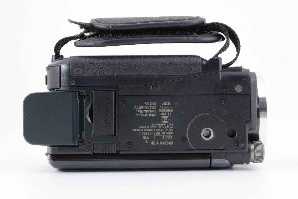 動作品 ソニー SONY HANDYCAM HDR-XR550V ハンディカム 黒 ブラック デジタルビデオカメラ 管MM2928
