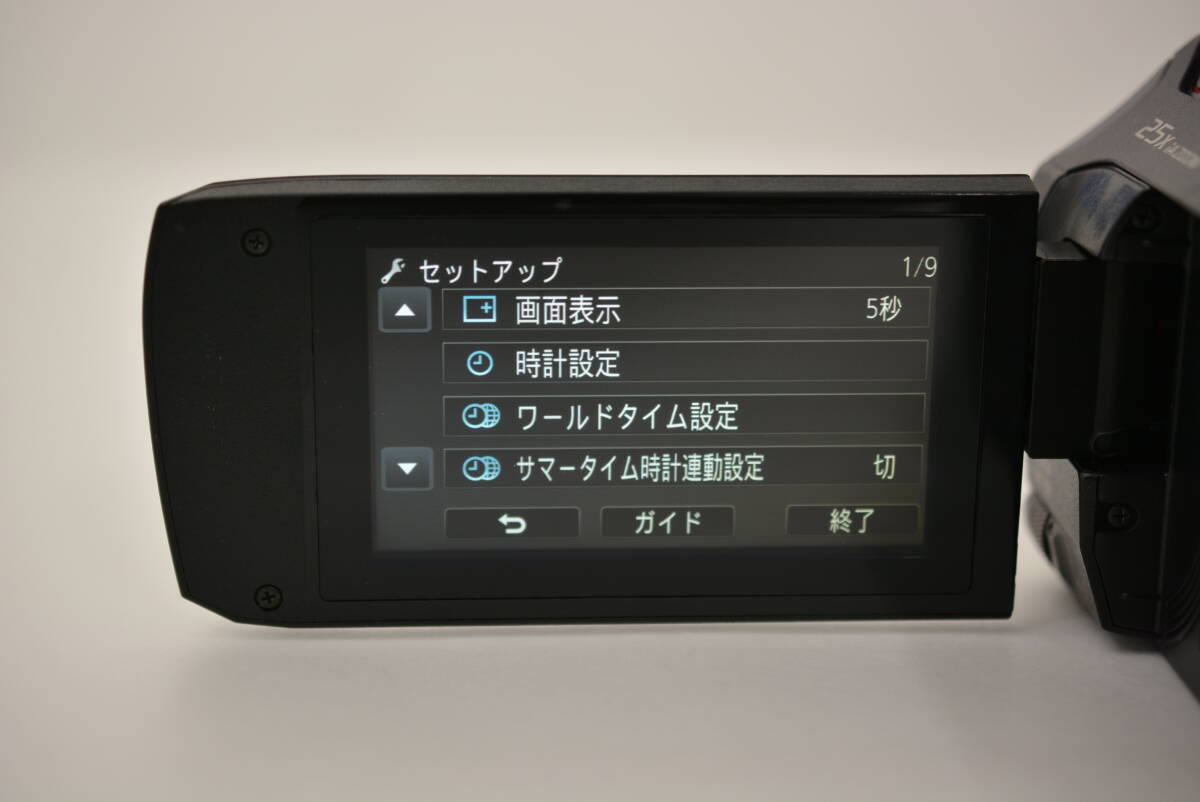 動(dòng)作品 パナソニック Panasonic HC-VX985M 黒 ブラック デジタルビデオカメラ 充電器付 管MM2932