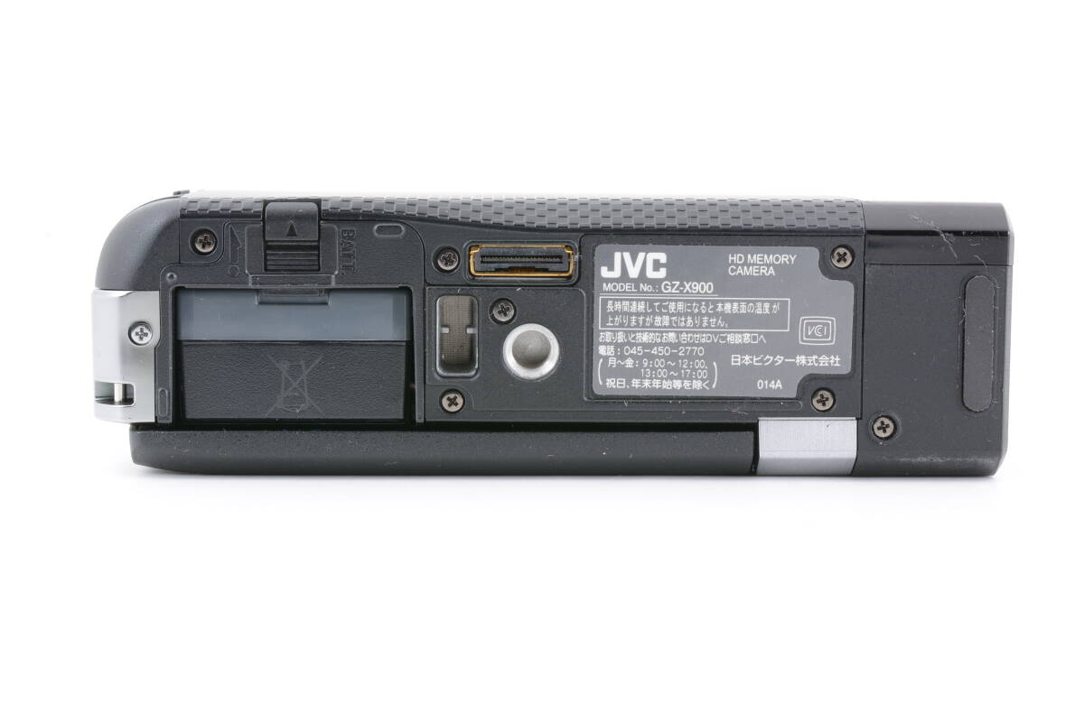 動作品 ビクター Victor JVC Everio GZ-X900-B エブリオ 黒 ブラック デジタルビデオカメラ リモコン付 管MM2938