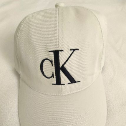 【新品】カルバンクライン Calvin Klein CKロゴキャップ 帽子 ハット ベースボールキャップ メンズ レディース ホワイトベージュ 男女兼用_画像2