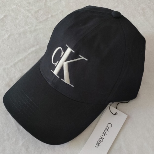 【新品】カルバンクライン Calvin Klein CKロゴキャップ 帽子 ハット ベースボールキャップ メンズ レディース ブラック 男女兼用_画像1