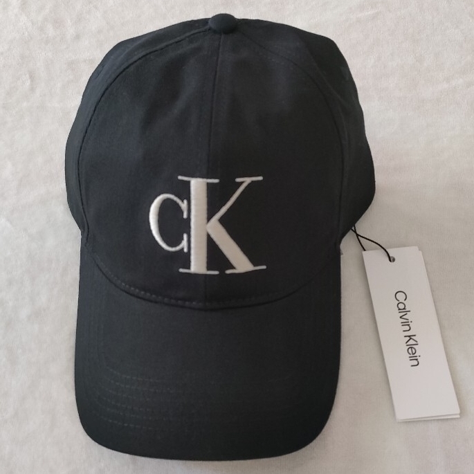 【新品】カルバンクライン Calvin Klein CKロゴキャップ 帽子 ハット ベースボールキャップ メンズ レディース ブラック 男女兼用_画像2