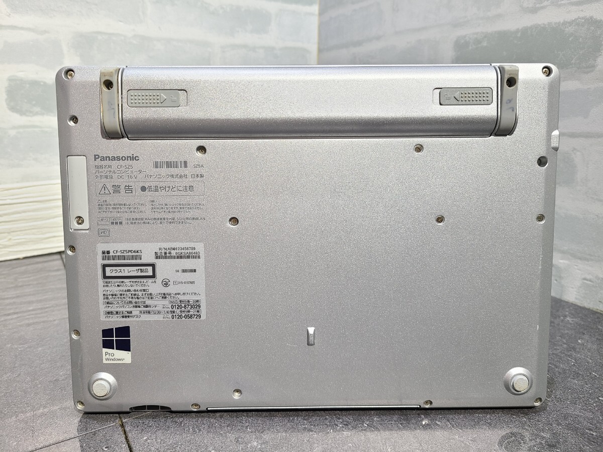 [ текущее состояние товар ] труба 2T99 Panasonic Let's note CF-SZ5 CF-SZ5PD6KS CPU core i5-6300U Bios пуск OK SSD нет, память 4GB, аккумулятор есть 