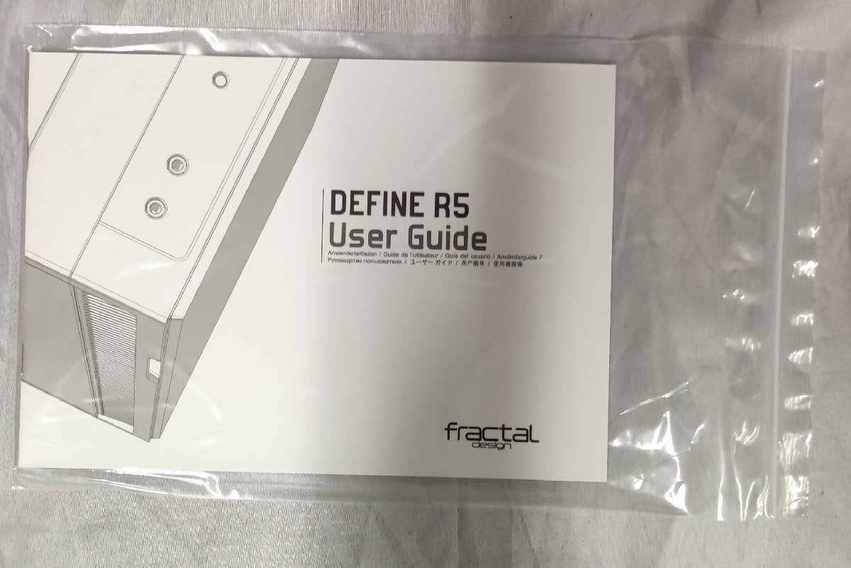 【サイコム】 Fractal Design Define R5 Black Pearl (FD-CA-DEF-R5-BK) (ATXミドルタワー) @Used@ M20250925c