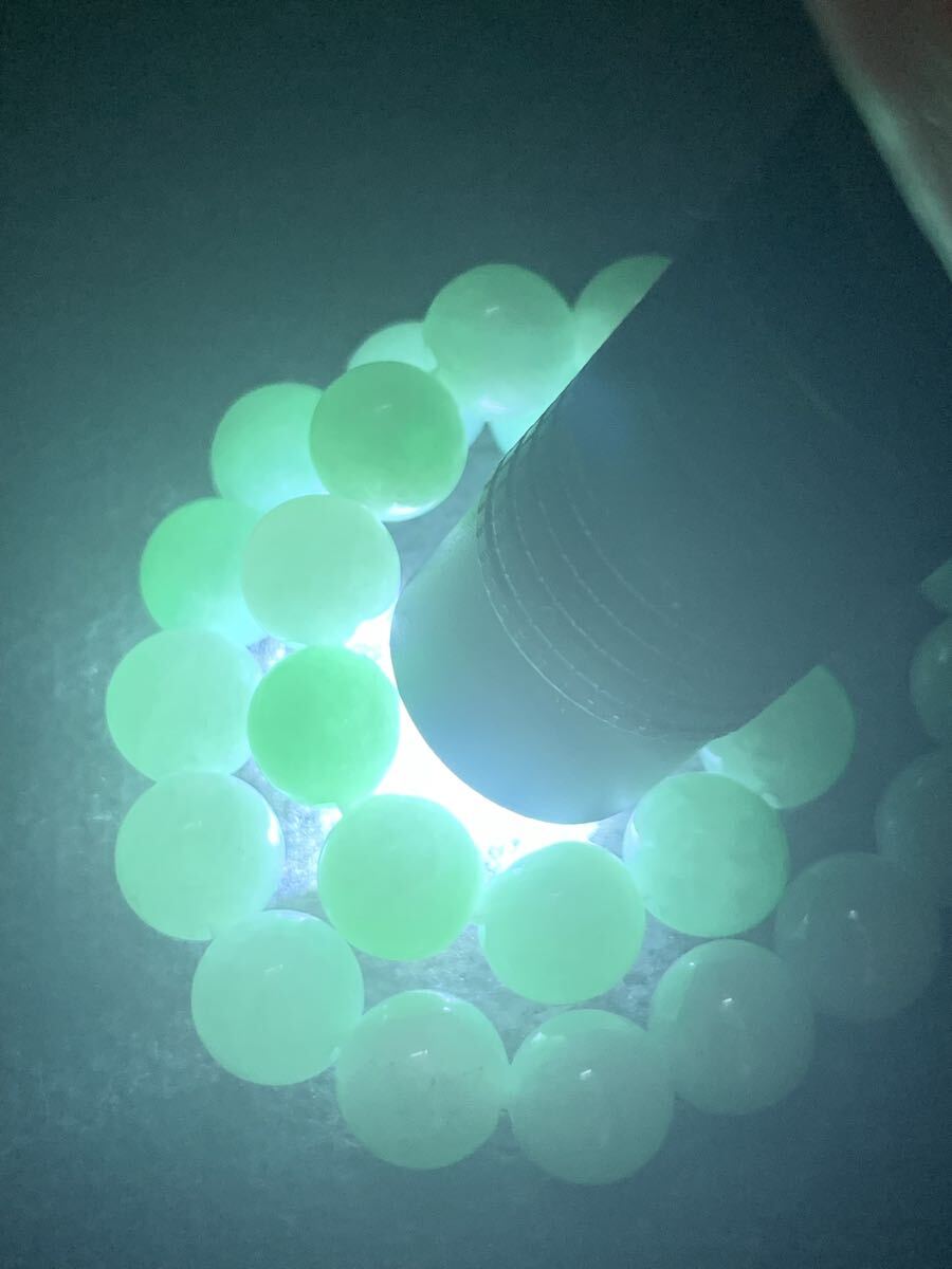 最上級糸魚川本翡翠ブレスレット ヒスイ 翡翠 ヒーリング コン沢 ひすい 天然石 A貨 無処理勾玉お守り魔除けパワーヒーリング根付け_画像7