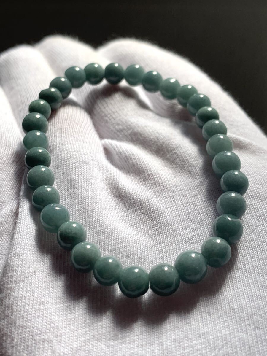 入りコン沢青翡翠 糸魚川本翡翠ブレスレット ヒスイ ヒーリング コン沢 ひすい 天然石 A貨 無処理勾玉お守り魔除けパワーヒーリング_画像2