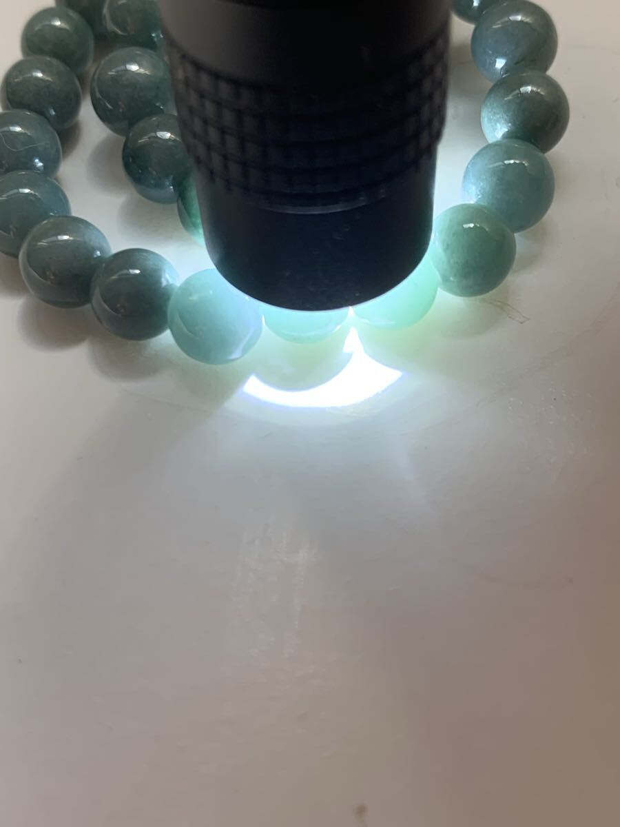 入りコン沢青翡翠 糸魚川本翡翠ブレスレット ヒスイ ヒーリング コン沢 ひすい 天然石 A貨 無処理勾玉お守り魔除けパワーヒーリング_画像9