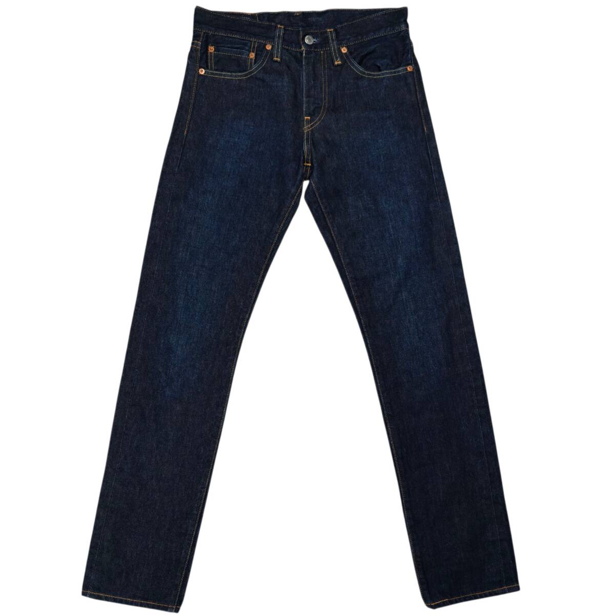 美品 Levi's デニムパンツ W28 L32 USA製 セルビッチ ビッグE オリジナルレングス チェーンステッチ 赤耳 511 リーバイス_画像2