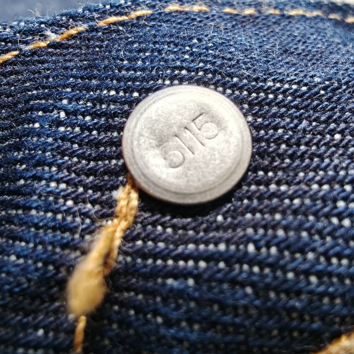美品 Levi's デニムパンツ W28 L32 USA製 セルビッチ ビッグE オリジナルレングス チェーンステッチ 赤耳 511 リーバイス_画像7