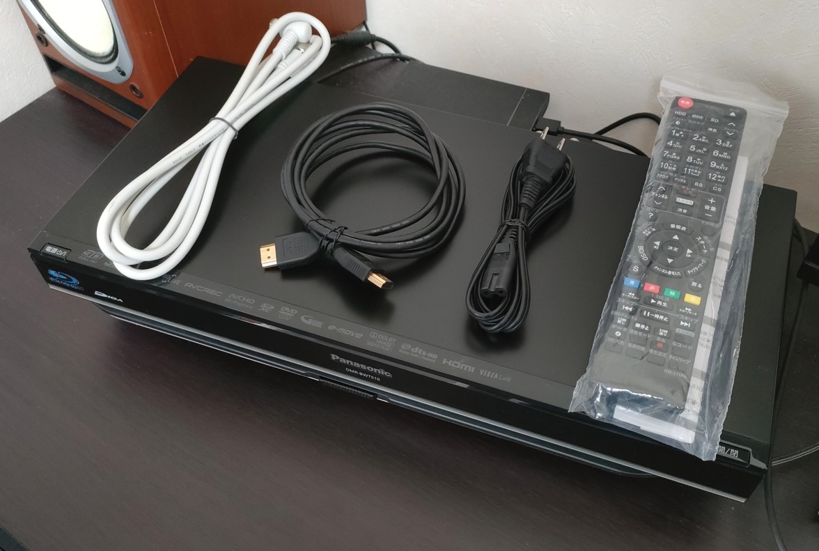 パナソニック DIGA DMR-BWT510 4TB増量ブルーレイレコーダー 新品リモコン 各ケーブル付屬 [動(dòng)作品/1週間保証]