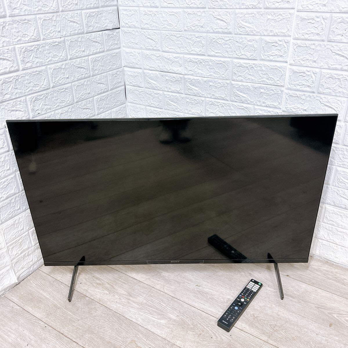 【1円スタート！動(dòng)作確認(rèn)済み！】SONY ソニー 4K 液晶テレビ KJ-43X85J 2022年制 TV 液晶カラーテレビ リモコン有 43型 現(xiàn)狀品/OE091822-B