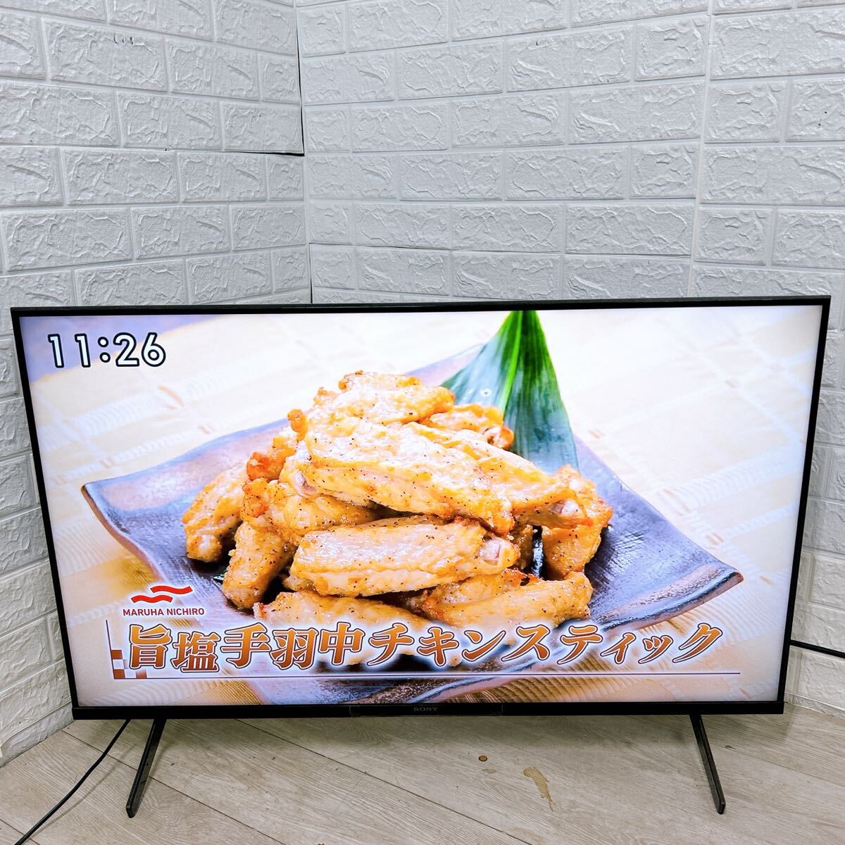 【1円スタート！動(dòng)作確認(rèn)済み！】SONY ソニー 4K 液晶テレビ KJ-43X85J 2022年制 TV 液晶カラーテレビ リモコン有 43型 現(xiàn)狀品/OE091822-B