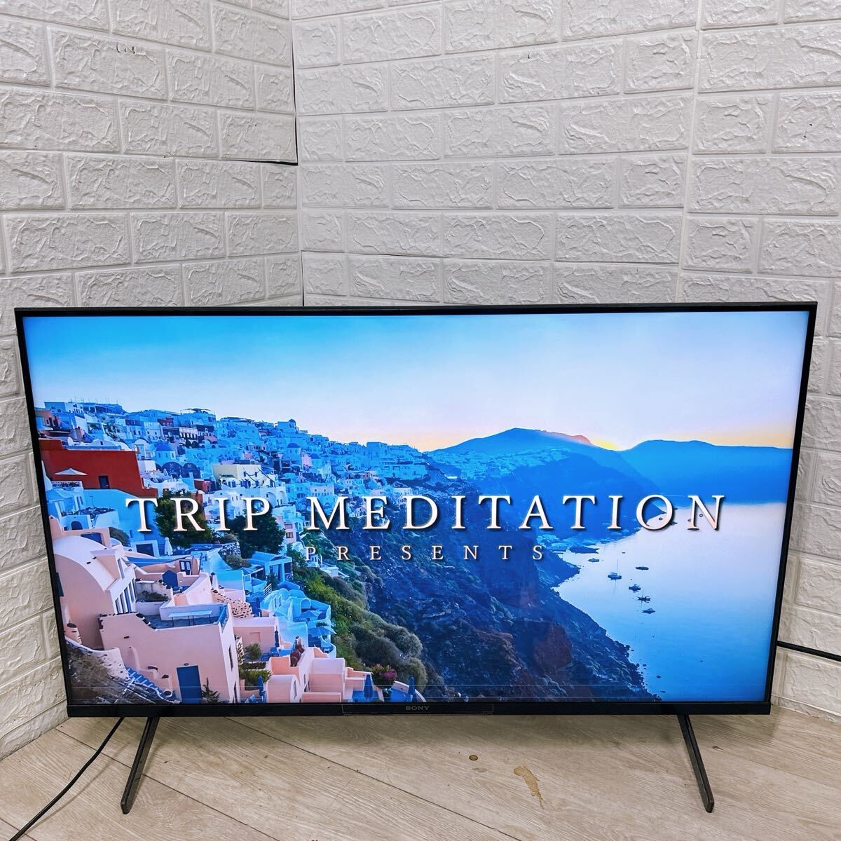 【1円スタート！動(dòng)作確認(rèn)済み！】SONY ソニー 4K 液晶テレビ KJ-43X85J 2022年制 TV 液晶カラーテレビ リモコン有 43型 現(xiàn)狀品/OE091822-B